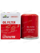 Масляный фильтр LIVCAR LCT610/9W TOYOTA  RAV4, Lifan Solano (W 610/1/ 71742115 / 9008091210)