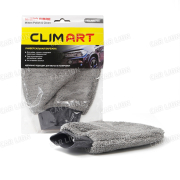 Варежка для мойки и полировки из микрофибры ClimArt "Mitten Polish & Clean" 15х25см CLA00738