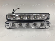 Дневные ходовые огни АвтоСВЕТ DRL-24/5FL 24v (к-т 2шт.)