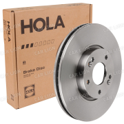 Диск тормозной передний Hola HD921 Kia/HYUNDAI (517120Z000,517121M500,517122L500,517122Y000,517123K100) 1шт.