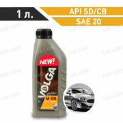 Моторное масло Волга-Ойл М8В минеральное 1л.   