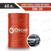 Моторное масло Oscar Jade 5w30 Pro  ACEA C3/C4; ILSAC GF-5/6A; RN 0720; MB 226.51/229.31/51; Fiat 9.55535-S4 синтетическое 60л.
