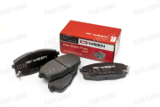 Колодки тормозные передние WEEN  151-1161 KIA CEED (ED)( SP1162/0K2JA3328Z  /581011HA10 /581011HA20)(комплект 4шт)