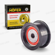 Ролик ГРМ опорный Hofer HF608 341 ВАЗ 2110-12 16кл пластмассовый