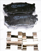 Колодки тормозные передние SCT SP-379 HYUNDAI/KIA  /RIO II 05-> (581011GA00  581011GE00)