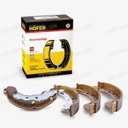 Колодки тормозные задние барабанные  HÖFER HF 350 961 Лада Vesta (15-) 2180, Note, Almera, Micra  203x38 (4406000Q0E, 4406000Q1C, 8450076668, 8450006849) комплект 4шт.