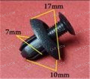 Автомобильный крепёж клипса бампер/защита 0215  Hyundai /Kia/Mitsubishi M253964/904670703001/MB25396