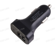 Зарядное устройство WIIIX 2 USB-порта 12Вт+12Вт (2,4А) черный пластик UCC-2-15B 1820