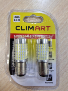 Светодиод Clim Art T25 BAY15d 12V, 144LED (P21/W) стоп, габарит (к-т 2шт.) CLA00504