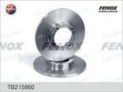 Диск тормозной передний Fenox TB215860 Daewoo Matiz 0.8/1.0 98- (236х12,6х4)( 660600 DF4123)(минимально 2шт)