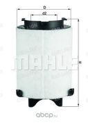 Фильтр воздушный MAHLE LX1566/1 Z0322 A31170/1K0129620C/3C0129620/SB2138 