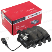 Колодки тормозные передние WEEN 151-1252 VW Polo Sedan /Skoda (5K0698151 /1K0615106AL /1K0698151 /1K0698151C /1K0698151E /3C0698151 /3C0698151A)(комплект 4шт)