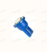 Светодиод T10 W2.1x9.5d 12V б/ц BLUE 1SMD (габарит, повторитель) (мин 10шт ) (8090)