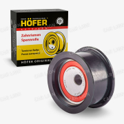 Ролик ГРМ натяжной Hofer HF608 340 ВАЗ 2110-12 16кл пластмассовый 