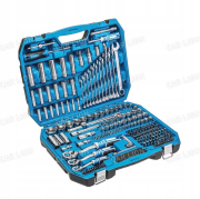 Набор инструментов 222пр. 1/2 ,1/4  3/8 (4-32мм)  HOGERT  HT1R444