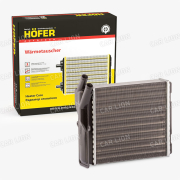 Радиатор отопителя алюминиевый Hofer HF 730 226 ВАЗ 2123 Шевролет Нива 