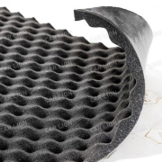 Звукопоглощающий материал Biplast 15 Wave (0,75х1,0 кв.м) Толщина 15мм Багажник, Двери, Крыша