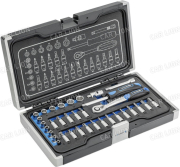 Набор инструментов 34пр. 1/4 (4-32мм)  HOGERT  HT1R464