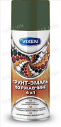 Грунт-эмаль по ржвчине зелёный мох 4в1 Vixen VX-516005 520мл. (RAL 6005)