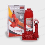 Домкрат гидравлический  4 т.(195-380 мм) карт.кор. Shwartz-911 DOMK0005
