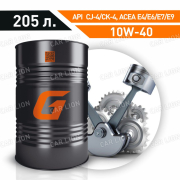 Моторное масло G-Profi LA 10w40 CJ-4   (с сажевым фильтром) ACEA E4/E9; MB 228.51, 228.31, 228.51, 228.52; VDS-4, 4.5; MAN M 3477, M 3775 синтетическое 205л.