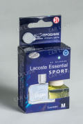 Ароматизатор  подвесной дер. пробка ДАВ-парфюм Lacoste Essrntial Sport (Lacoste) M №24