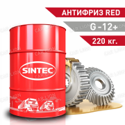 Антифриз  Sintec -40 LUXE G12+ красный (бочка) 205л(220кг).