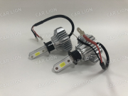 Лампа светодиодная  H3 9-32v  8000Lm 6500K (к-т/2шт) S9 (8313)