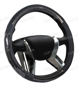 Оплетка кожа SENATOR Oregon M, 38см карбон OPLS0401