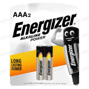 Батарейки щелочные (мизинчиковая) Alk ENR POWER AAA E92 BP2  (7317)