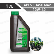Моторное масло ABRO  MO.SJ-JASO-MA-2-1L 4-х тактное 1л   