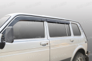 Дефлекторы окон Voron Glass Lada Niva 5 дв. накладные (к-т 4шт.) DEF00293