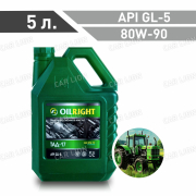 Трансмиссионное масло ОйлРайт(OILRIGHT) ТАД-17 80w90 API GL-5 минеральное 5л.