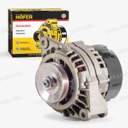 Генератор Hofer HF 633 618 80А ВАЗ 21214, 2123 старого образца (14В,  9412.3701) 