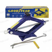 Домкрат ромб универсальный 1.5т. со съемной рукой (100-385мм) Goodyear GY-SJ02, GY000911