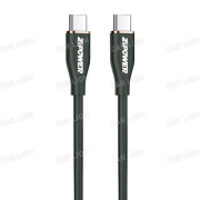 Кабель USB с силиконовой оплеткой Type-C x 2 (1м)  ZIPOWER  PM6740