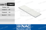 Фильтр салонный NAC-77186-ST CITROEN/PEUGEOT (SA1117/6447TY/LA123)