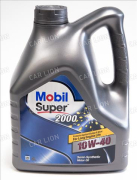 Mobil  Super 2000х1 10w40   4л. п/с. мотор. масло API SL/CF; ACEA A3/B3;VW 501 01/505 00;MB-Approval