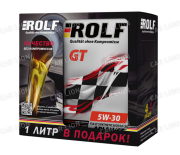 Акция!!! "4л +1л." Моторное масло ROLF GT 5W30 SN/CF   синтетическое 5л    