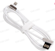 Кабель HOCO iPhone Lightning U42 1.2m/2.4A угловой/белый (1/24) HC-79361 (1853)