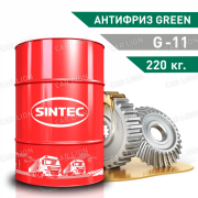 Антифриз зеленый Sintec -40 EURO G11 green   бочка 205л(220кг)   