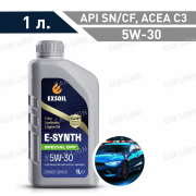 Моторное масло EXSOIL E-SYNTH Special DPF SAE 5W30 SN С3  MB 229.31 229.51 229.52 BMW LL-04 VW 504 00 507 00 PORSCHE C30 синтетическое 1л.