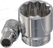Головка торцевая 12-гранная 1/2"DR, 24 мм Ombra 112324