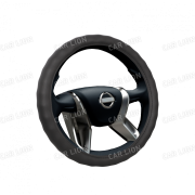 Оплетка VOIN CLASSIK PLUS экокожа, "M" (d=38см) черный OPLV0901