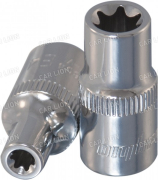 Головка торцевая 1/4"DR, внешний TORX®, Е6 114606 Ombra