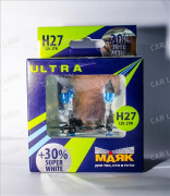 Лампа Маяк H27 W/1 12-27 PG13 Super White+30% к-т УЛЬТРА new 82727W\1SW+30