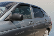 Дефлекторы окон Voron Glass Lada Priora хэтч. накладные (к-т 4шт.) DEF00294