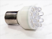Светодиод T25 BA15S 12V  9 LED- WHITE (стоп, габарит) (4345)