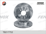 Диск тормозной передний вентилируемый Fenox TB217753 Hyundai  Accent  ТагАЗ (LC) 00- (241х19х4) минимально 2шт.