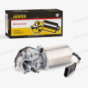 Мотор стеклоочистителя Hofer HF744 127 ВАЗ 1118 Калина, 2170 Приора, 2123 Шевролет Нива нового образца. (вал 10мм)